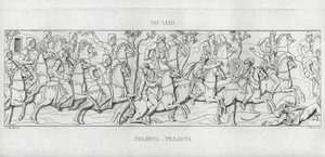 La Colonna Trajana, Trajans Column (engraving) 作者 意大利学校
