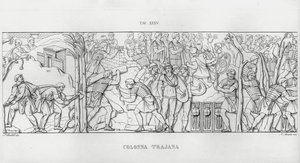 La Colonna Trajana，图拉真的柱子（雕刻） 作者 意大利学校