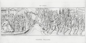 La Colonna Trajana，图拉真的柱子（雕刻） 作者 意大利学校