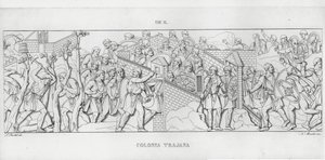 La Colonna Trajana，图拉真的柱子（雕刻） 作者 意大利学校