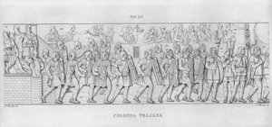 La Colonna Trajana，图拉真的柱子（雕刻） 作者 意大利学校