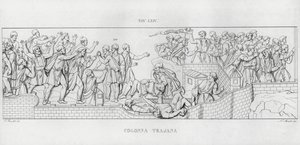 La Colonna Trajana，图拉真的柱子（雕刻） 作者 意大利学校