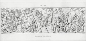 La Colonna Trajana，图拉真的柱子（雕刻） 作者 意大利学校
