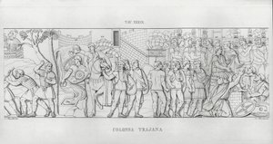 La Colonna Trajana, Trajans Column (engraving) 作者 意大利学校