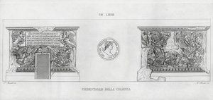 La Colonna Trajana，图拉真的柱子（雕刻） 作者 意大利学校