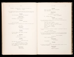Libretto della Tosca by Giacomo Puccini, Edition Ricordi, Italy 作者 意大利学校