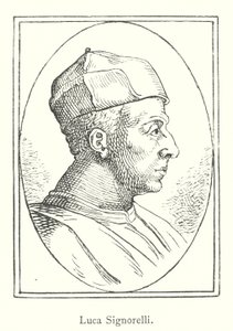 Luca Signorelli（雕刻）。 作者 意大利学校