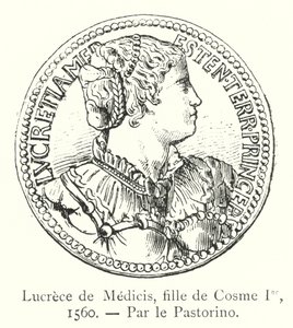 科西莫一世之女 Lucrece de Medicis 作者 意大利学校