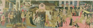 婚姻仪式画在卡索面板上，佛罗伦萨学校，约 1430 年 作者 意大利学校