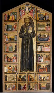 Master (Maestro) del San Francesco Bardi。 13 世纪上半叶的佛罗伦萨学校。 San Francesco d