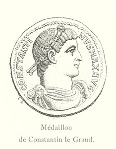 Medaillon de Constantin le Grand (engraving) 作者 意大利学校