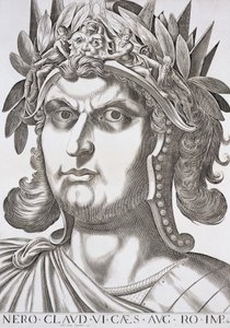 的Nero（AD 37-68），1596 作者 意大利学校