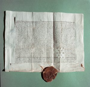 查理四世皇帝（1316-1378）的官方文件正式证明锡耶纳大学（Universita di Siena）为通用大学”” 作者 意大利学校