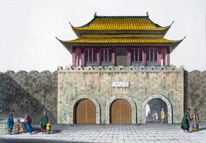 南京宝塔，1820年代至30年代 作者 意大利学校