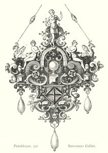 Pendeloque，作者 Benvenuto Cellini（雕刻） 作者 意大利学校