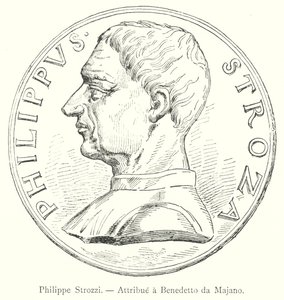 Philippe Strozzi, Attribue a Benedetto da Majano (engraving) 作者 意大利学校