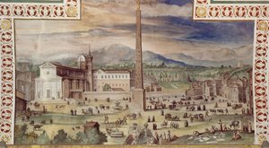 Piazza del Popolo，罗马 作者 意大利学校