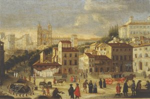 西班牙广场和Trinita dei Monti 作者 意大利学校
