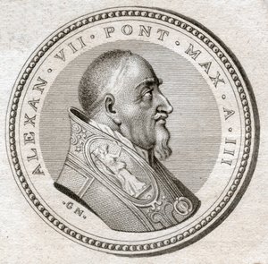 Pope Alexander VII. (engraving 作者 意大利学校