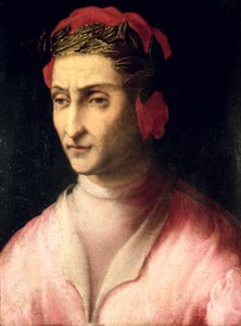 Dante Alighieri的肖像（1265-1321）