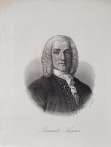 多梅尼科斯卡拉蒂的肖像（1686-1757） 作者 意大利学校