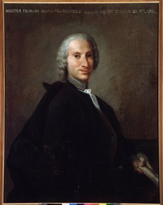 Gianandrea Fioroni（1716-1778）意大利作曲家的肖像 作者 意大利学校