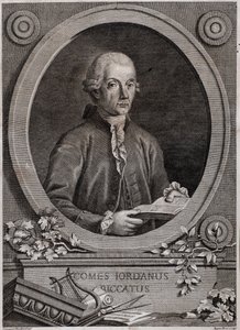 佐丹奴（约旦）Riccati（1709-1790）物理学家，数学家和音乐理论家的肖像 作者 意大利学校