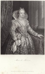 Marie de Medici的肖像 作者 意大利学校
