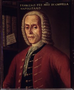 意大利作曲家弗朗切斯科·费（1691-1761）的肖像 作者 意大利学校