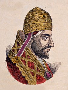 教皇格雷戈瓦五世肖像（Gregorio、Gregorius 或 Gregory）（996-999） 作者 意大利学校