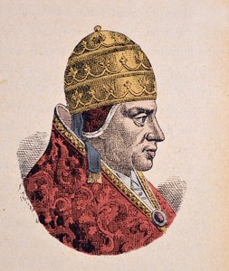 Portrait of the Pope Urbain VI (Urban or Urbanus or Urbano) (1378-1389) 作者 意大利学校