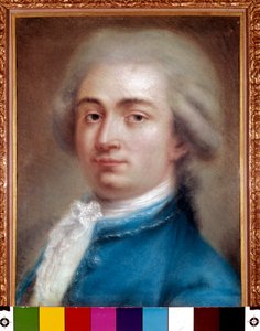 作者Carlo Goldoni的肖像 作者 意大利学校