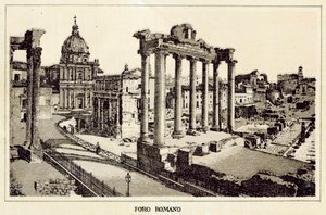Roma: Foro Romano (litho) 作者 意大利学校