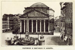 罗马：Pantheon O Mausoleo D