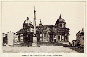 Roma: Tribuna Della Basilica Di S Maria Maggiore (litho) 作者 意大利学校