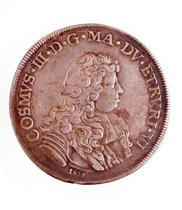 Silver piastra from Florence, reign of Cosimo III by Medici (Cosme III of Medicis) (1642-1723) 作者 意大利学校