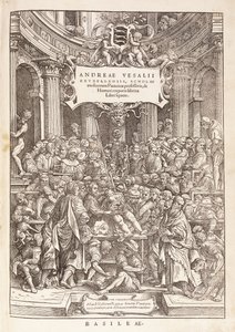 作者在外科剧院进行解剖解剖，1543年 作者 意大利学校