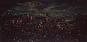莱庞托之战，1571年10月7日 作者 意大利学校