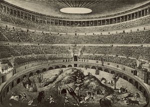 The Coliseum, The great wild beast chase (litho) 作者 意大利学校
