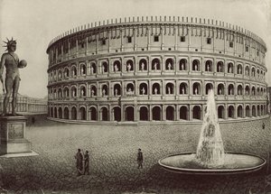 The Coliseum restored (litho) 作者 意大利学校