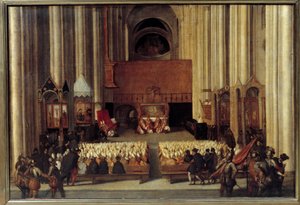 The Ecumenical Council of Trent. The Council of Trent is the 19th ecumenical council recognized by the Roman Catholic Church. He was summoned by Pope Paul III in 1542, in response to requests made by Martin Luther in the framework of the Protestant Reform. 作者 Italian School