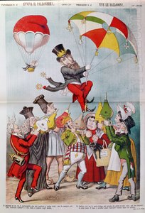 1887年的Wilson Affair，Le Perroquet的封面 作者 意大利学校