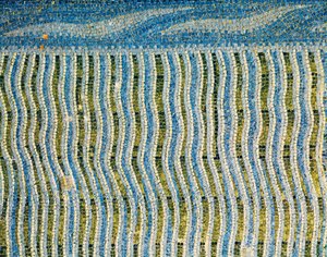大雨......（镶嵌画） 作者 意大利学校