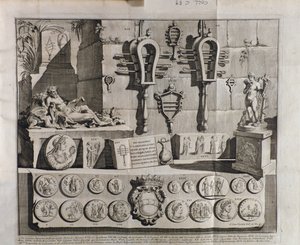 每当（钟声），各种表示从妹妹本笃Bacchinius（1651年至1721年） 作者 意大利学校