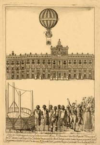1793年出版的《等高线地球仪》前的视图。 作者 意大利学校