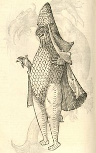 从怪物的kazakovae历史，1642怪物训练主教信息马里诺插图 作者 意大利学校