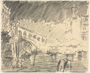 里亚托桥 作者 Italico黄铜