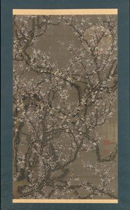 白梅花和月亮，1755年。