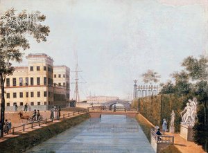1839年圣彼得堡的视图 作者 伊万·贝洛诺戈夫（Ivan Belonogov）