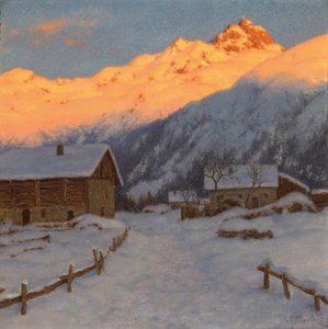 上萨瓦省上山的夜晚 作者 伊凡（Ivan Fedorovich Choultse）